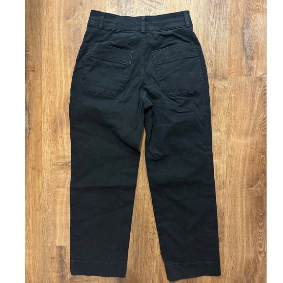 NWOT Everlane The Organic Straight Leg Pant In Black Size 4 - Picture 7 of 8